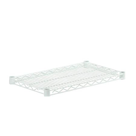 14x36 Steel Shelf with 800lb Weight Capacity, White