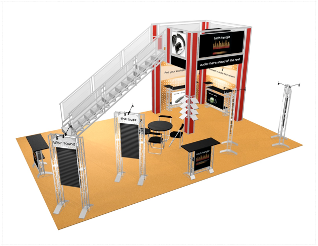 Double-Deck Truss Trade Show Booths & Displays