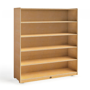 Mobile Adjustable Shelf Cabinet- 54"H