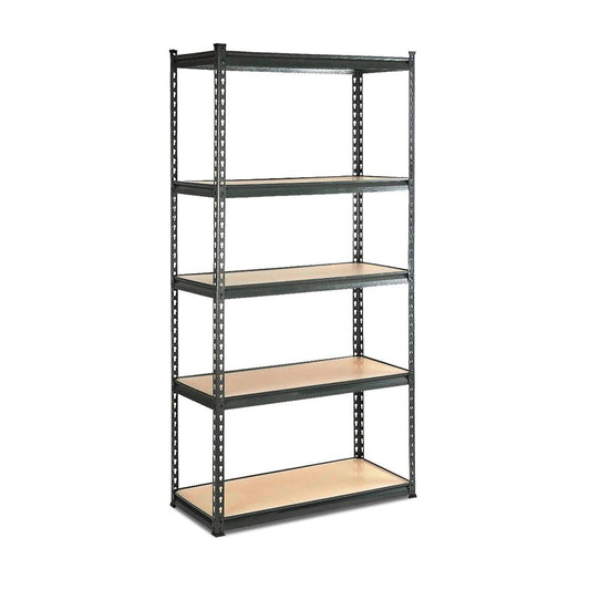 Giantz 5 Tier Shelving Unit - Chacoal