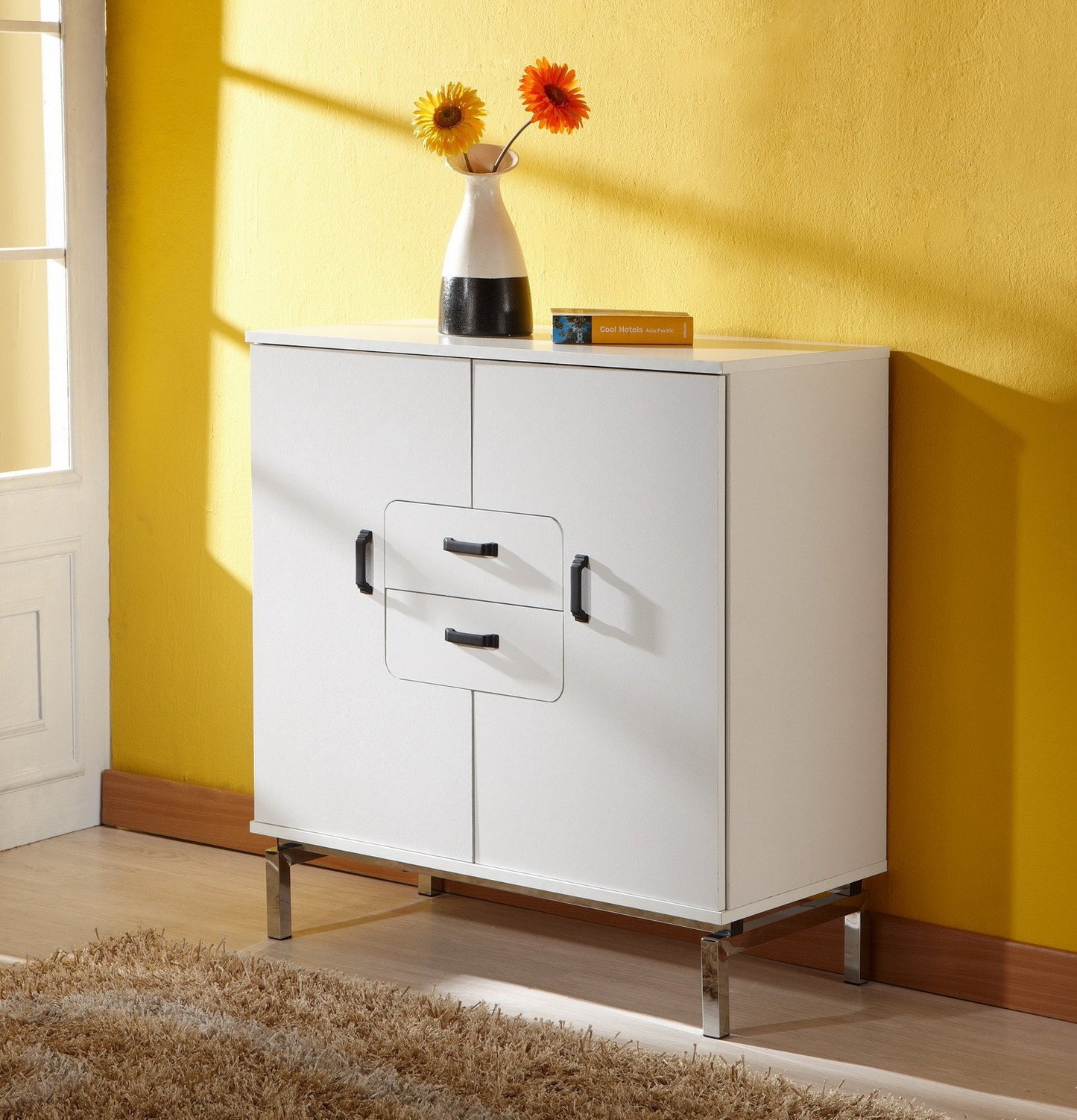 Bonchi White Finish Buffet Table