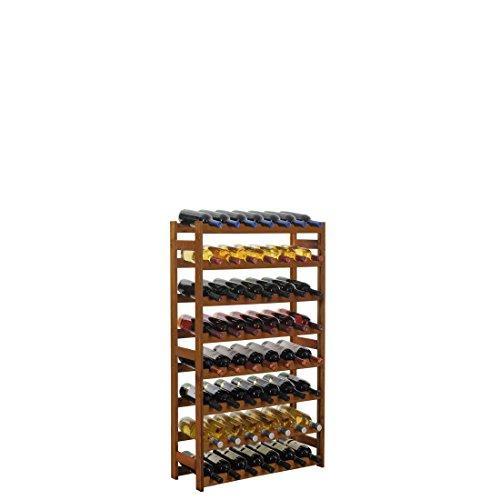 'Pine Wooden Wine Rack/Bottle Rack System "Simplex Brown