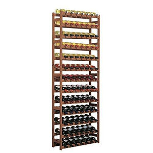 'Pine Wooden Wine Rack/Bottle Rack System"Simplex Brown, Modell 5, brown
