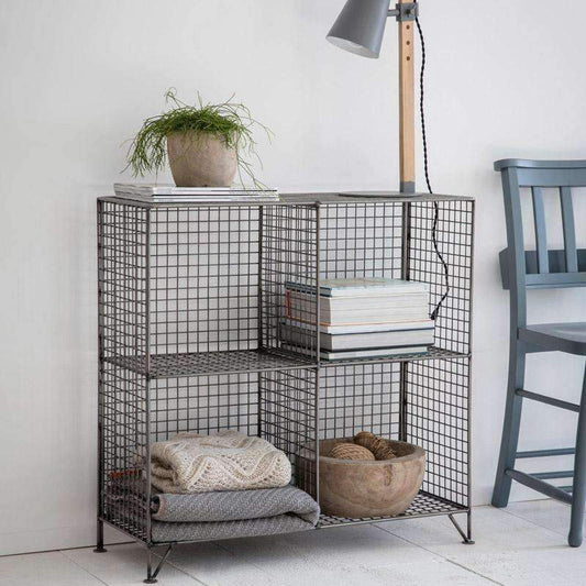 Portobello Shelving Unit, Small - Mesh