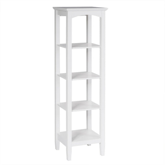 5-Tier Utility Shelves Storage Rack Multifunctional Freestanding Shelving Unit